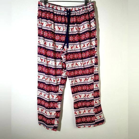 Lanz Reindeer Christmas Pajama Pants - Picture 1 of 3
